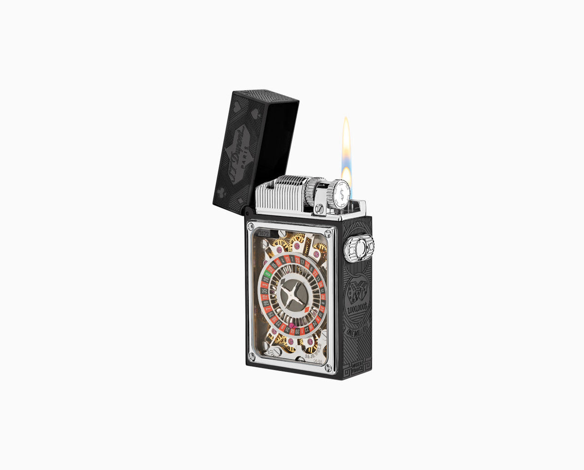 Dupont Black Casino Pocket Complication Lighter