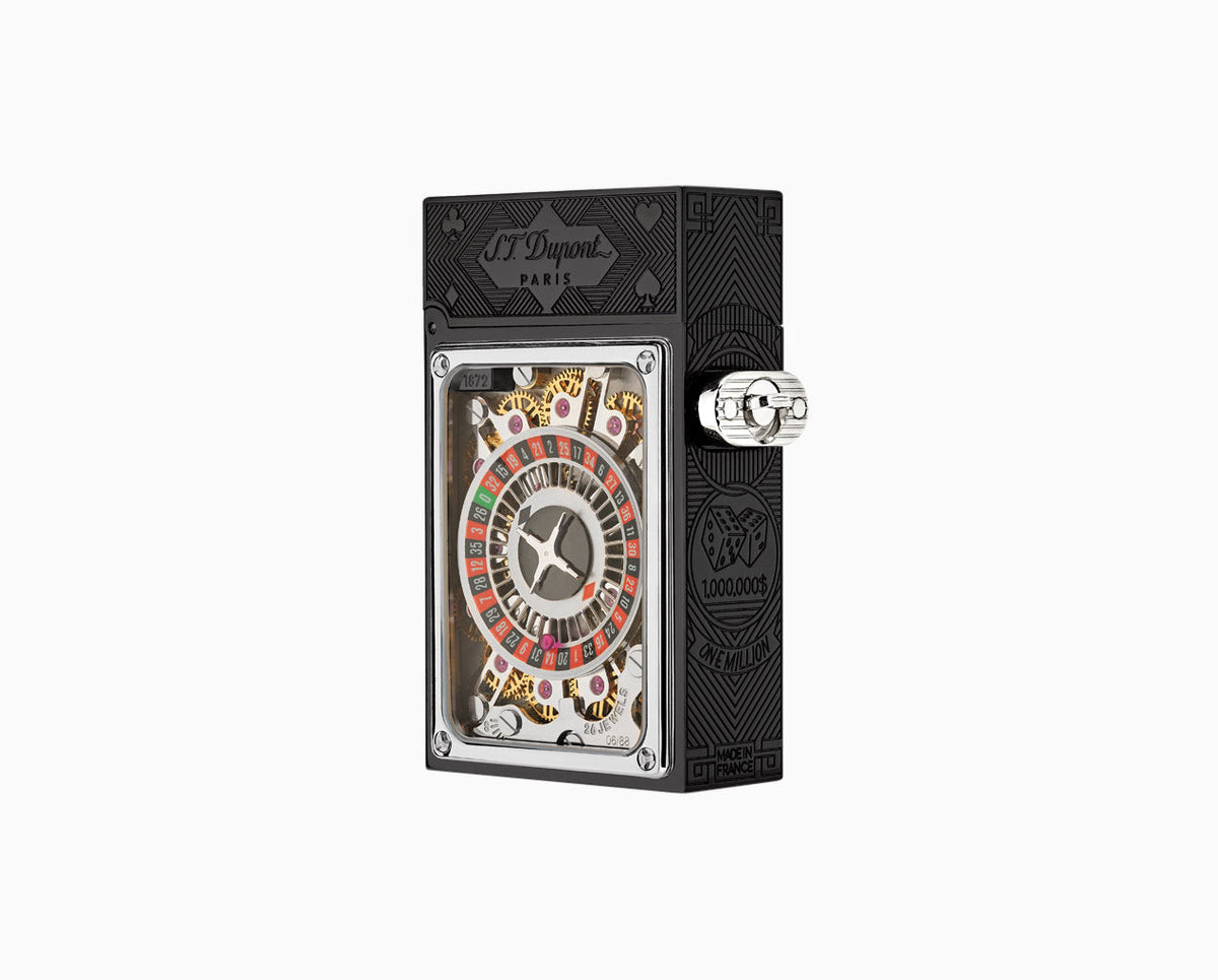 Dupont Black Casino Pocket Complication Lighter