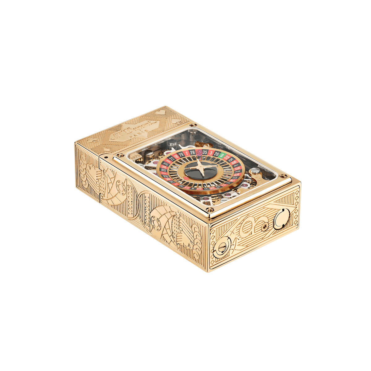 Dupont Golden Casino Pocket Complication Lighter