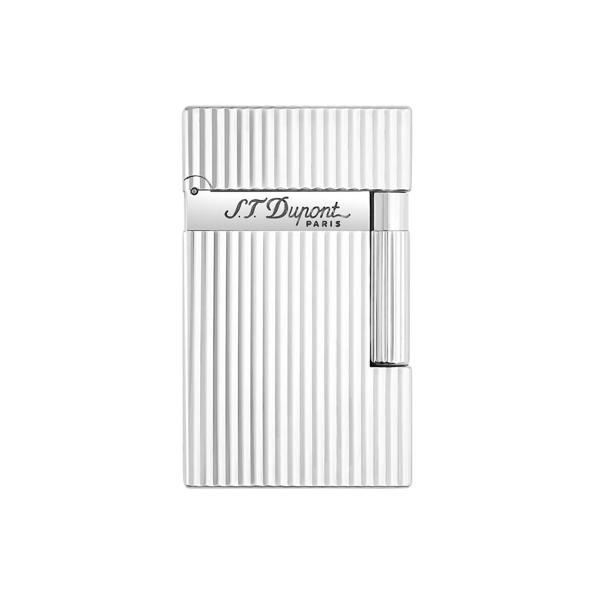 Dupont Line 2 Guilloche Lighter - Silver