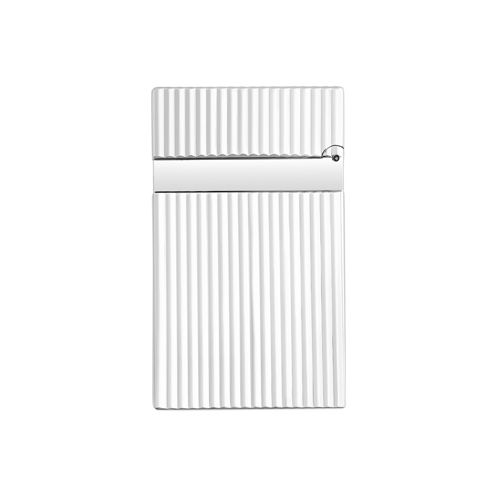 Dupont Line 2 Guilloche Lighter - Silver
