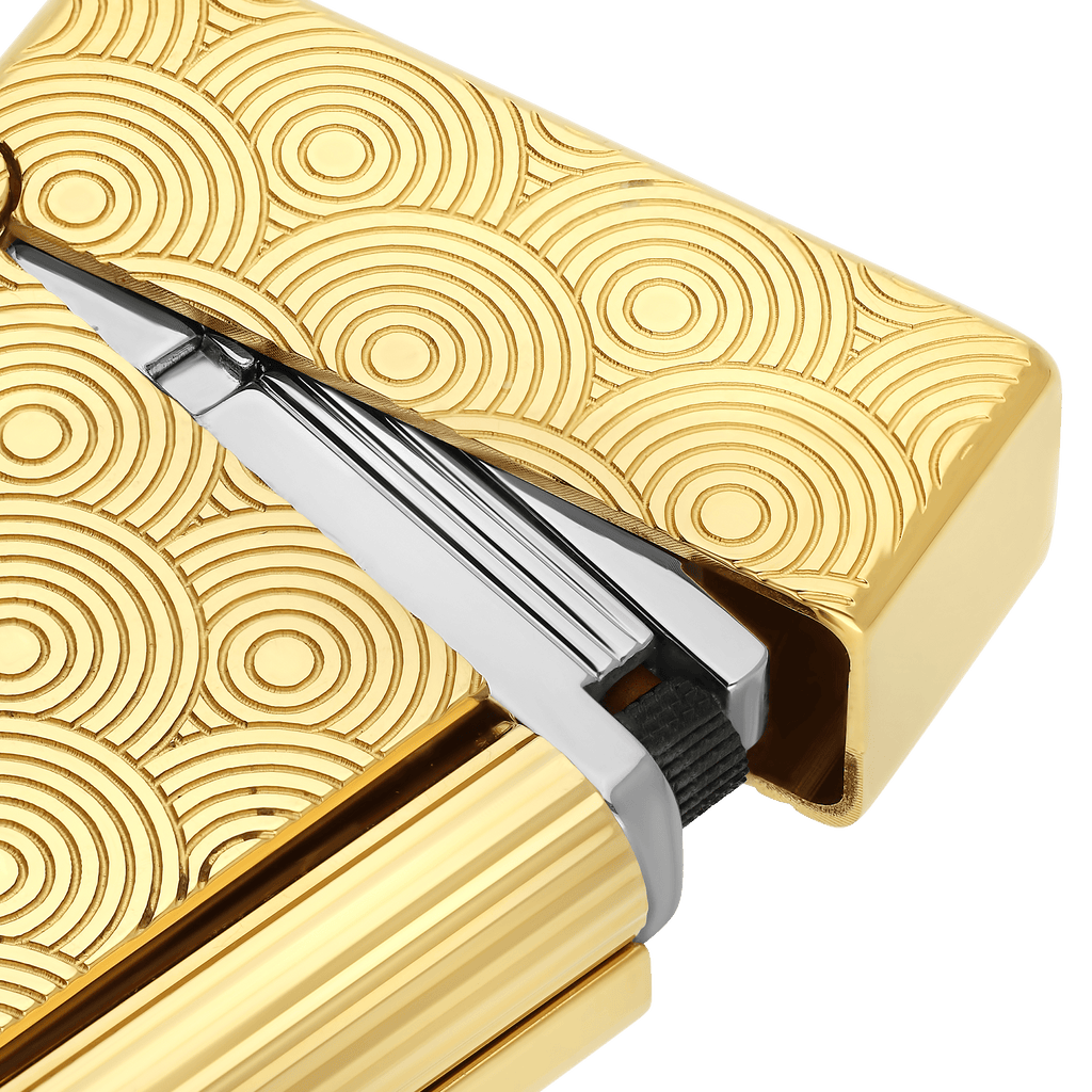 Dupont Initial Guilloche Lighter