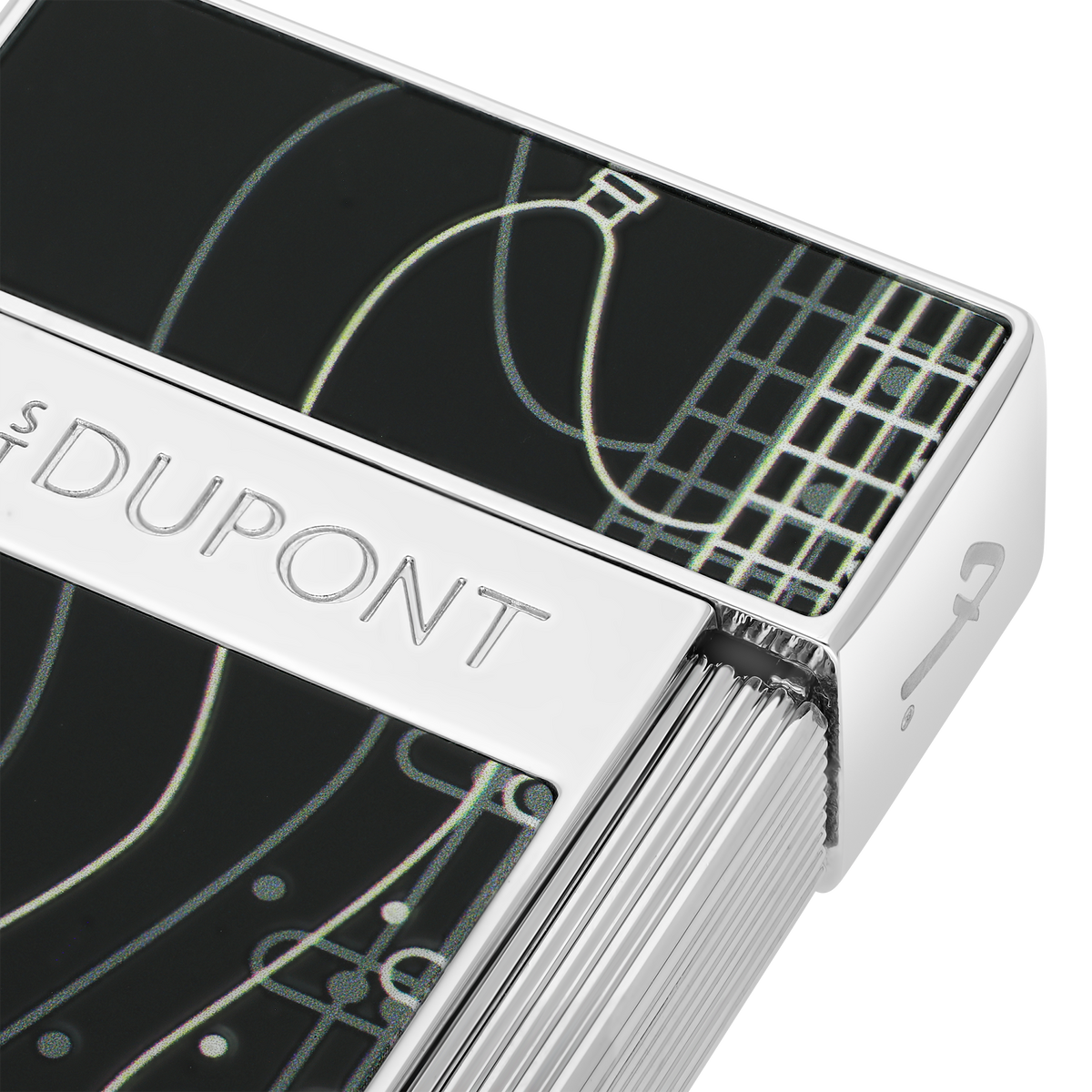 Dupont Biggy Lacquered lighter - Black - 025025
