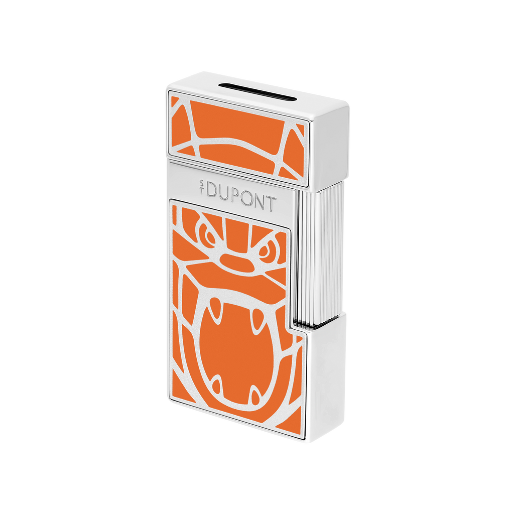 Dupont Orlinski Biggy Lacquered lighter - Orange