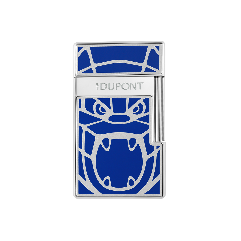 Dupont Orlinski Biggy Lacquered lighter - Blue