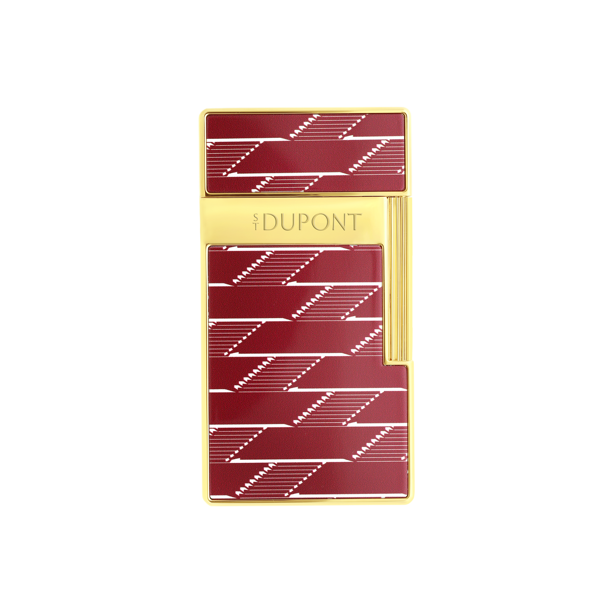 Dupont Monogram 1872 Biggy Lacquered lighter - Burgundy