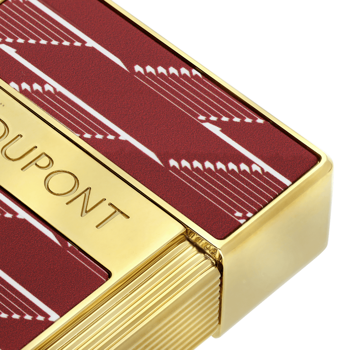 Dupont Monogram 1872 Biggy Lacquered lighter - Burgundy