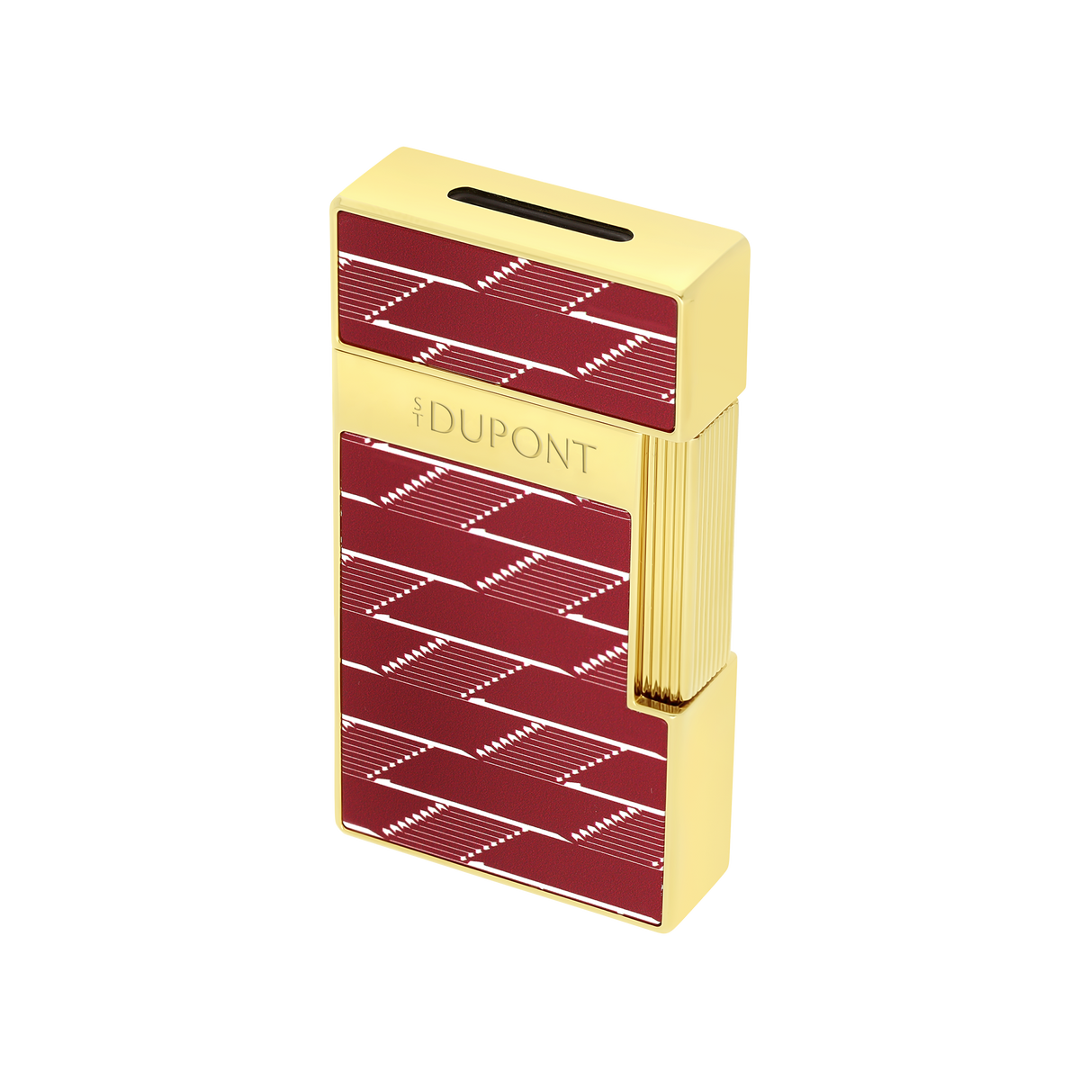 Dupont Monogram 1872 Biggy Lacquered lighter - Burgundy