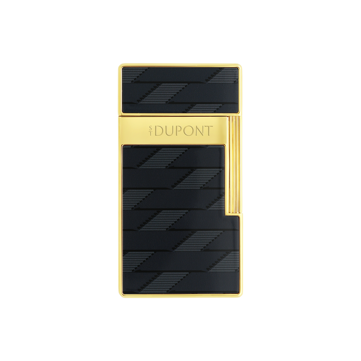 Dupont Monogram 1872 Biggy Lacquered lighter - Black
