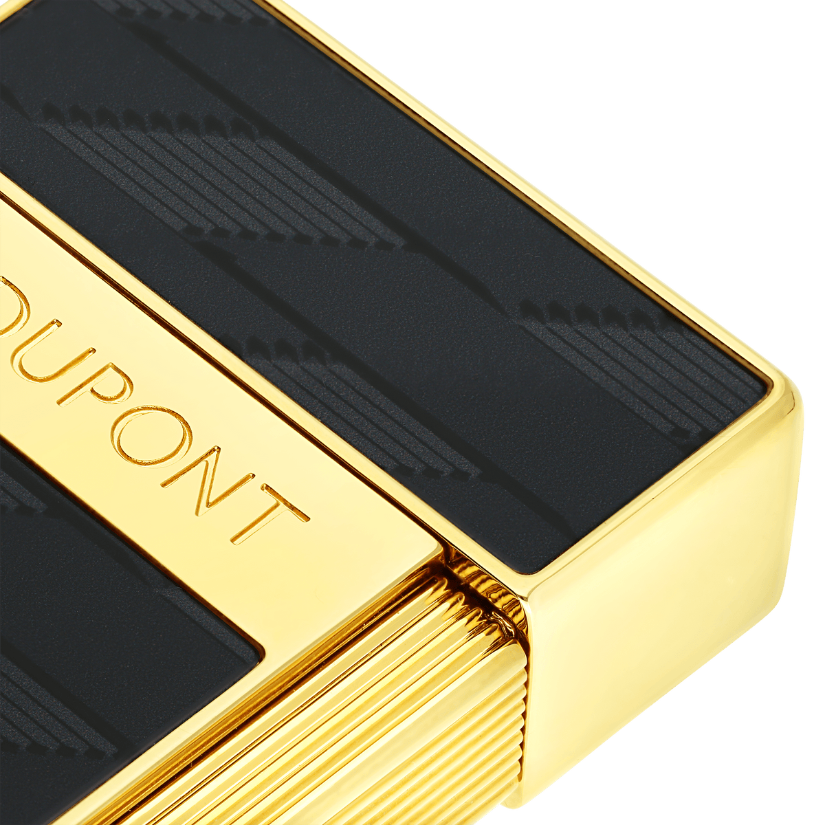 Dupont Monogram 1872 Biggy Lacquered lighter - Black