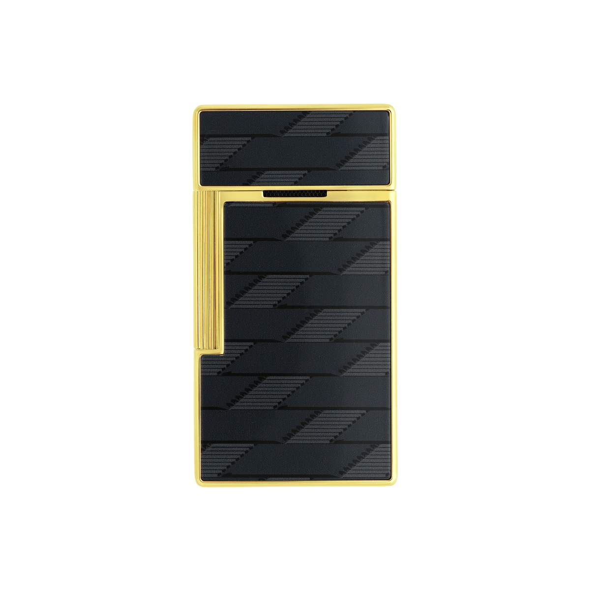 Dupont Monogram 1872 Biggy Lacquered lighter - Black