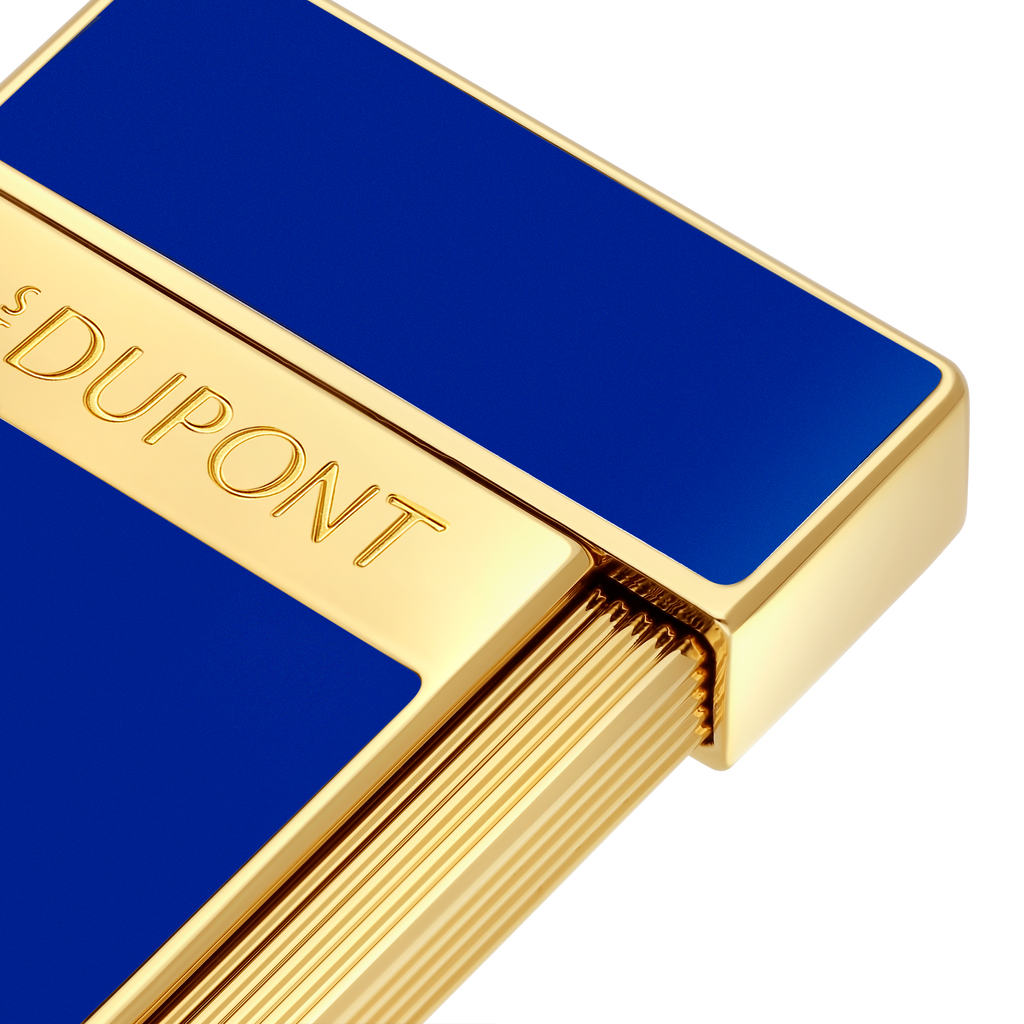 Dupont Biggy Lacquered lighter - Blue