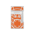 Dupont Orlinski Slimmy Lacquered lighter - Orange