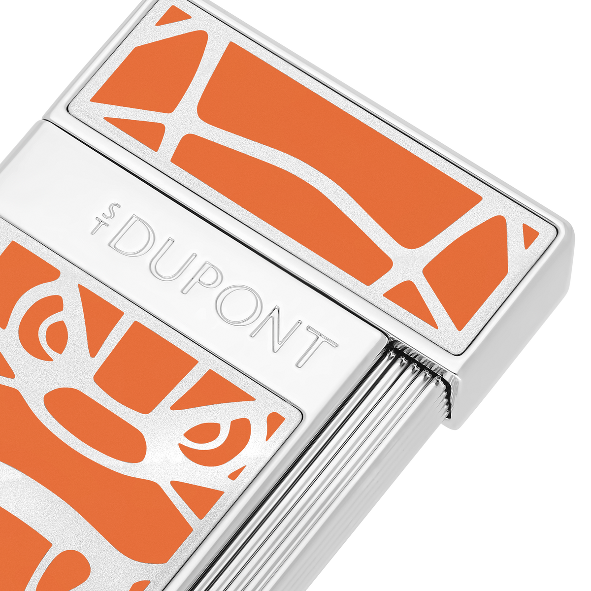 Dupont Orlinski Slimmy Lacquered lighter - Orange