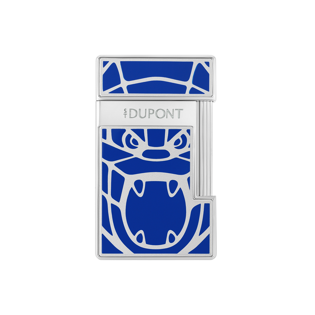 Dupont Orlinski Slimmy Lacquered lighter - Blue