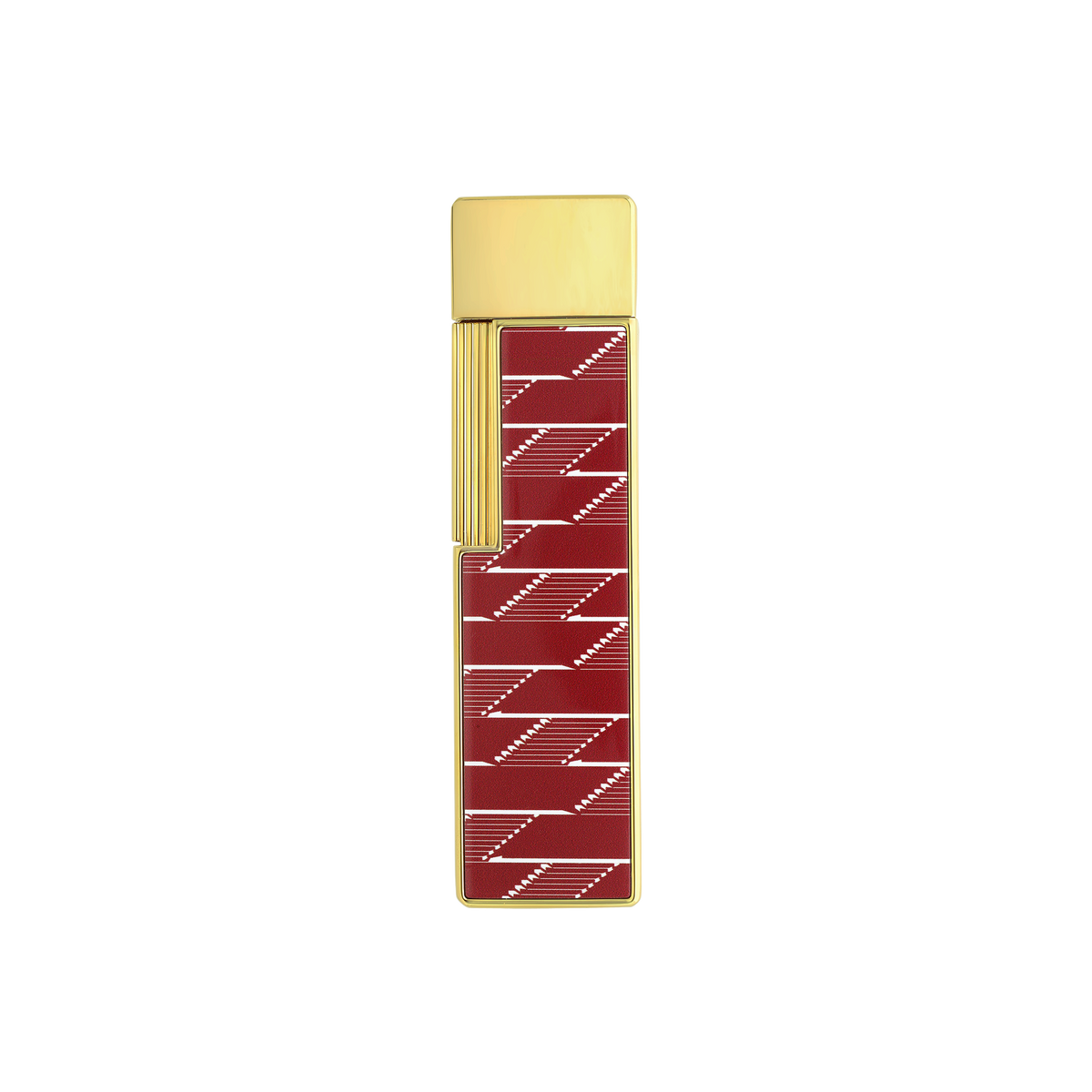Dupont Monogram 1872 Twiggy Lacquered lighter - Burgundy