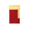 Dupont Line 2 Horse mane guilloche Lighter - Red