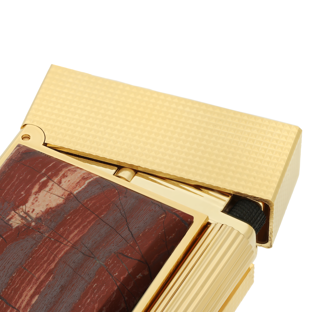 Dupont Line 2 Stone of fortune Jasper Snakeskin Lighter