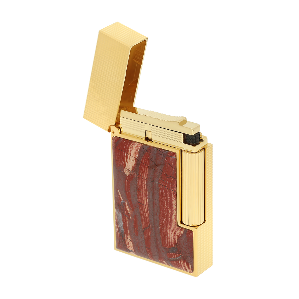 Dupont Line 2 Stone of fortune Jasper Snakeskin Lighter