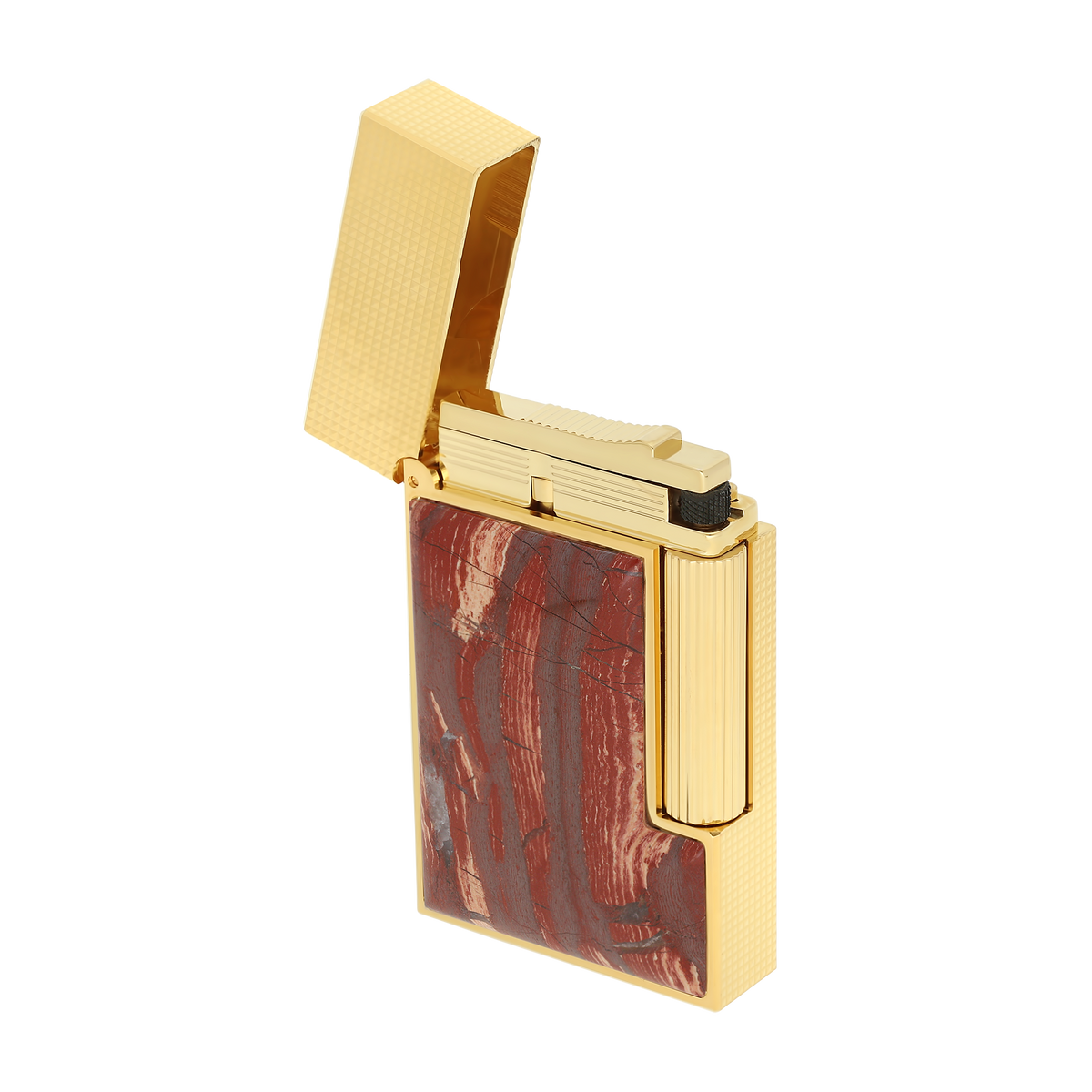 Dupont Line 2 Stone of fortune Jasper Snakeskin Lighter