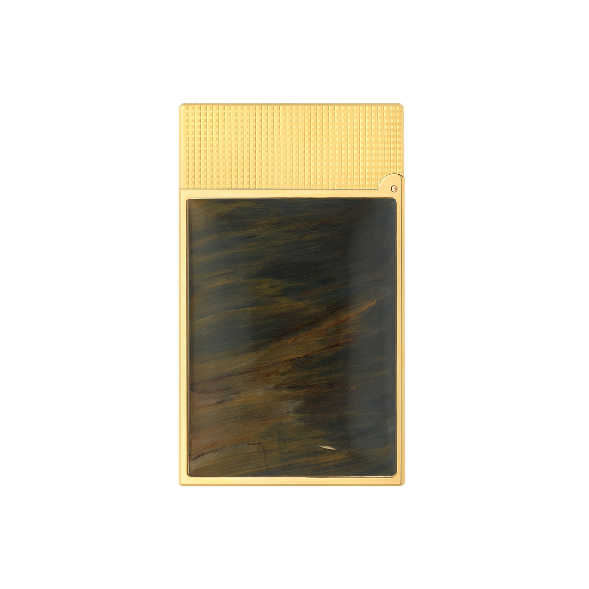 Dupont Line 2 Stone of fortune Quartz Falcon's Eye Lighter