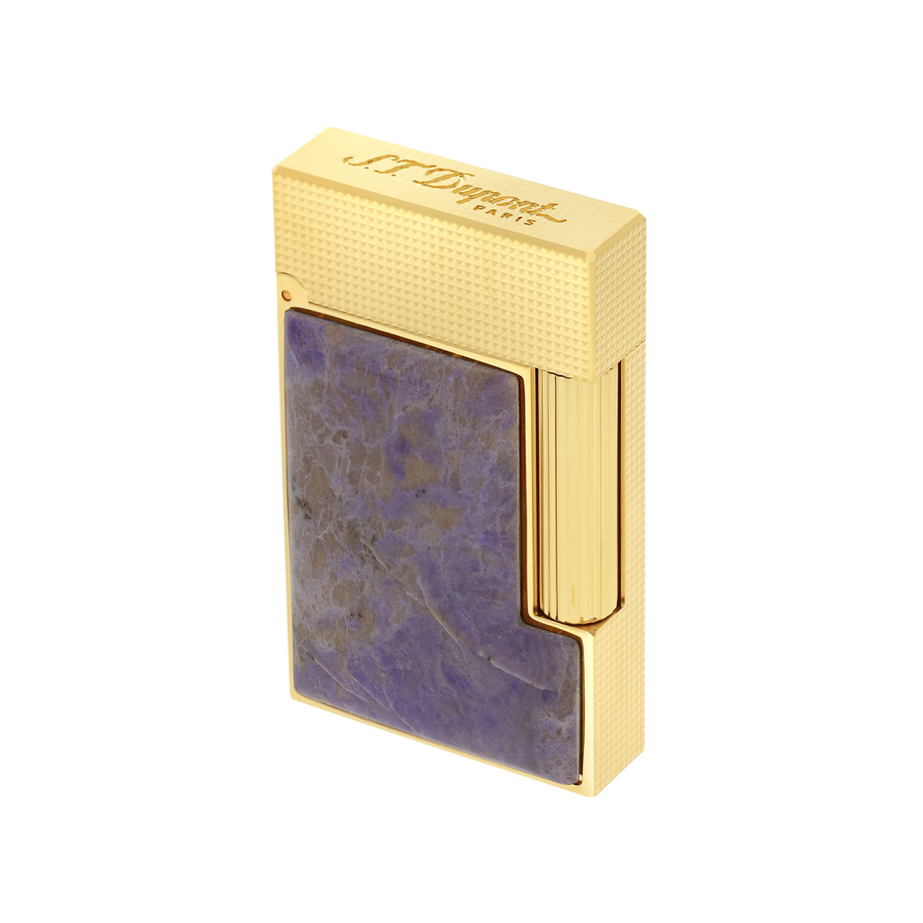 Dupont Line 2 Stone of Fortune Jade Violet Lighter