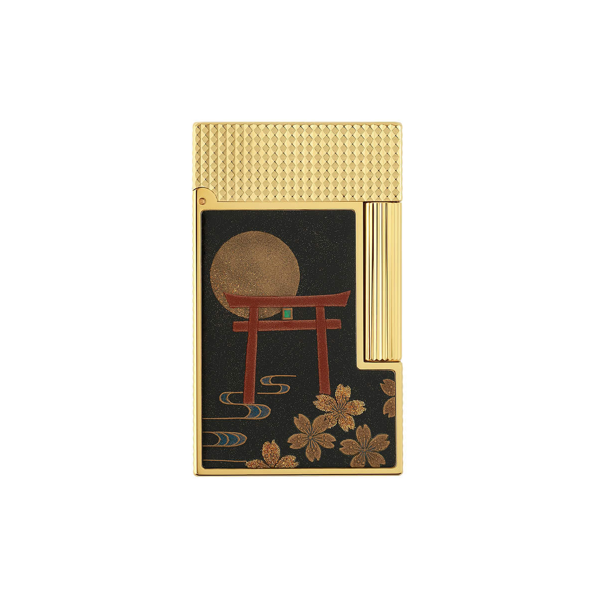 Dupont Maki-e Line 2 Lacquered Lighter - C16157