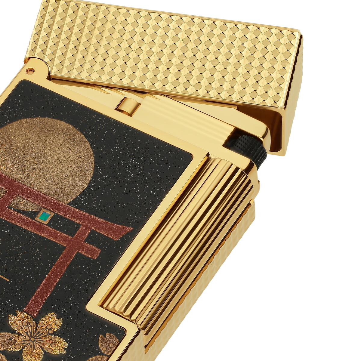 Dupont Maki-e Line 2 Lacquered Lighter - C16157
