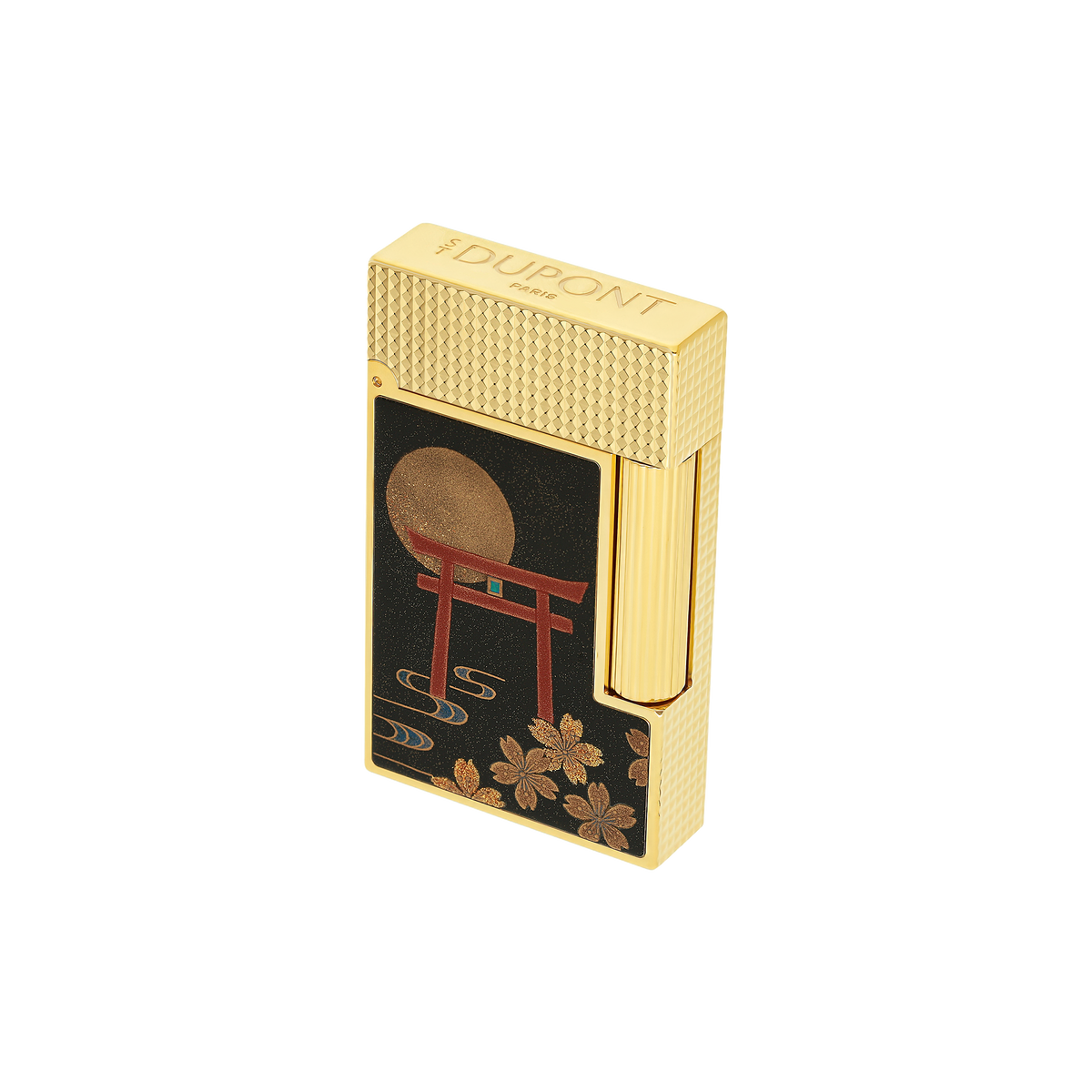 Dupont Maki-e Line 2 Lacquered Lighter - C16157