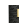 Dupont Monogram 1872 Line 2 Guilloche Lighter - Black