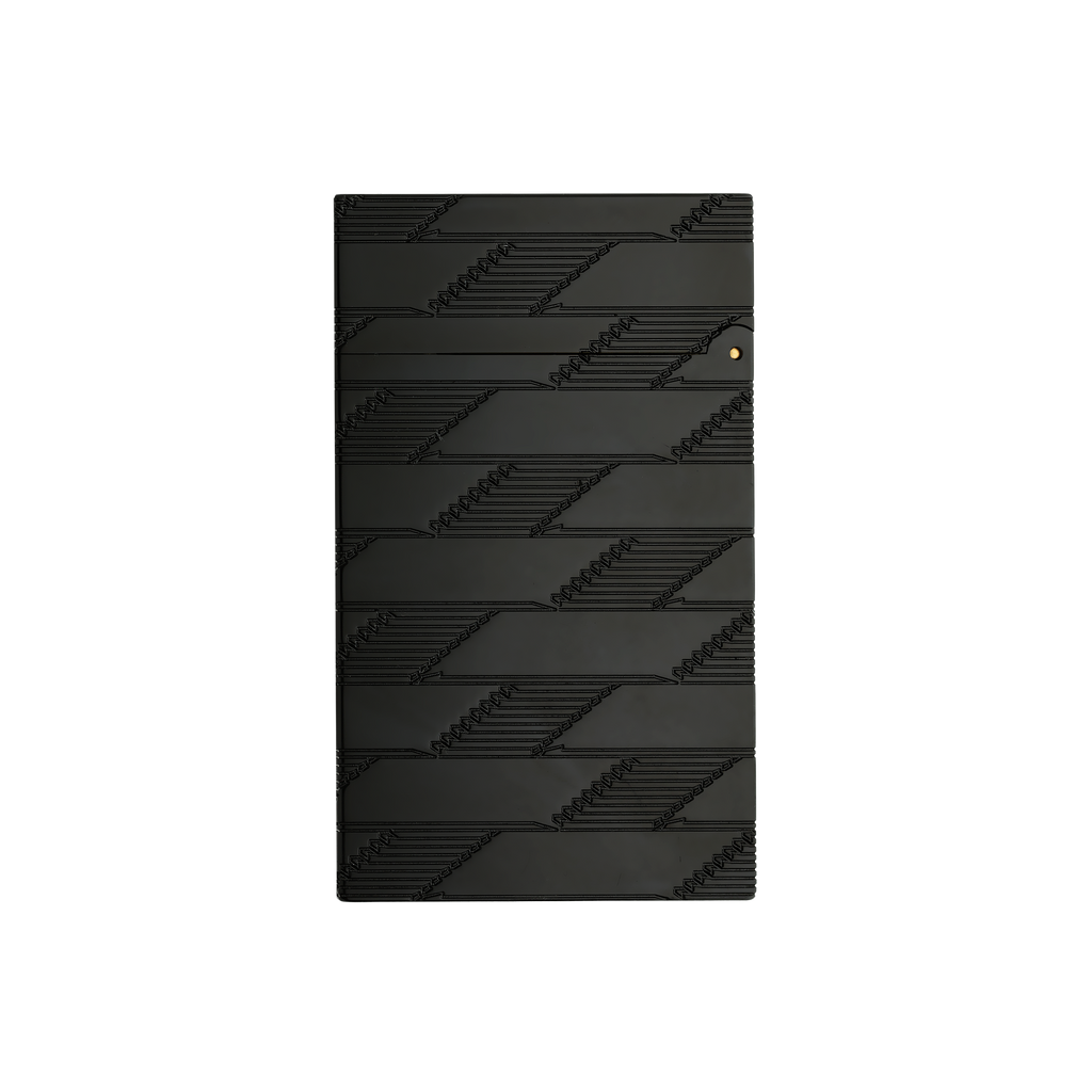 Dupont Monogram 1872 Line 2 Guilloche Lighter - Black