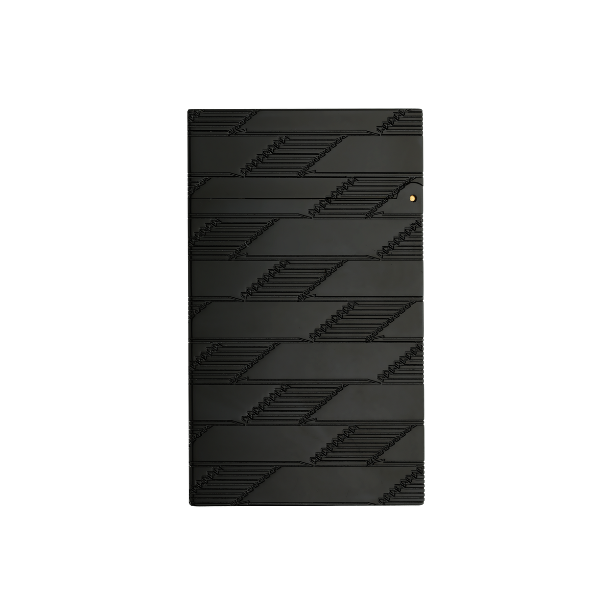 Dupont Monogram 1872 Line 2 Guilloche Lighter - Black