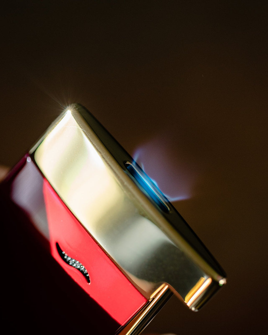 Dupont Slim 7 Lacquered lighter - Red