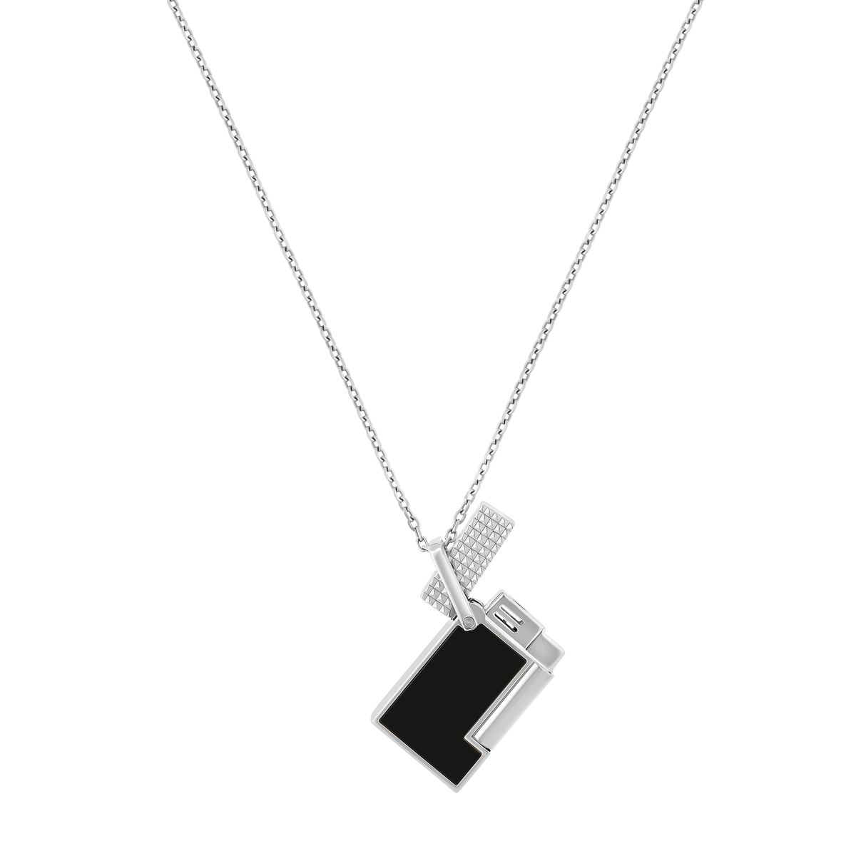 Dupont Lacquered lighter - Silver