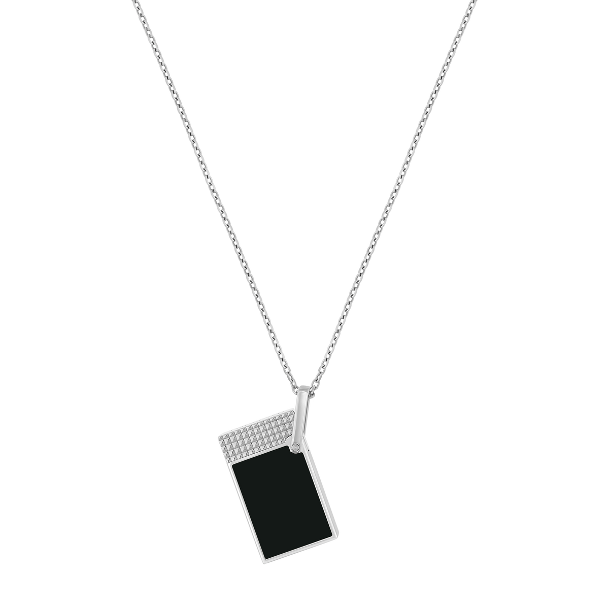Dupont Lacquered lighter - Silver