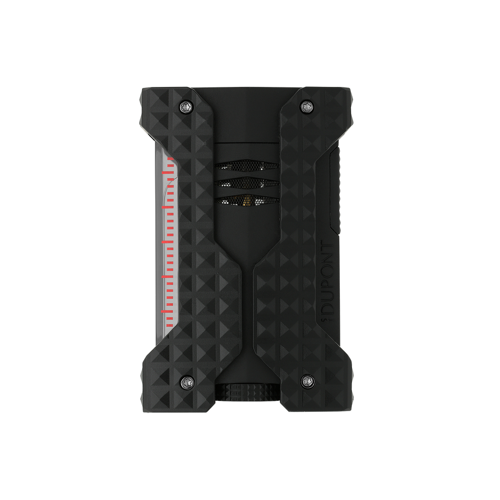 Dupont Windproof Brushed lighter - Black