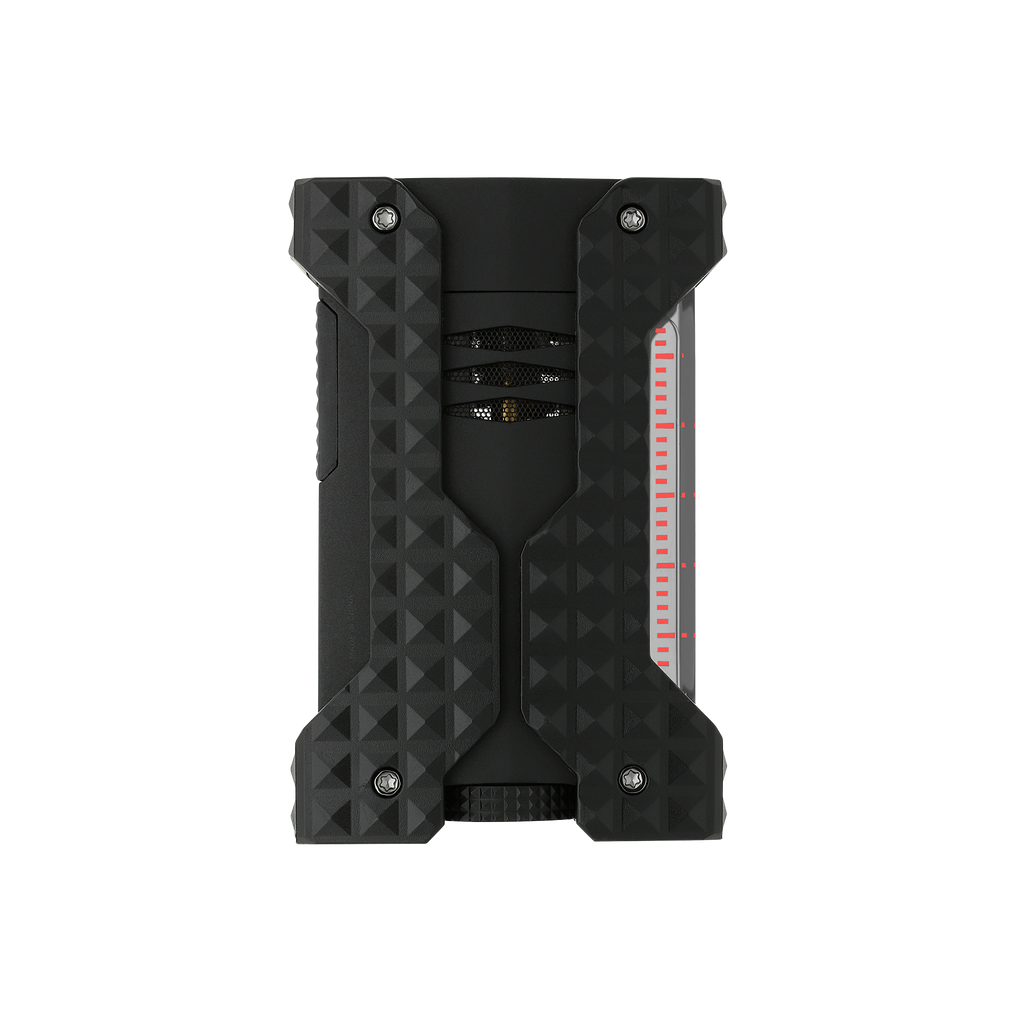 Dupont Windproof Brushed lighter - Black