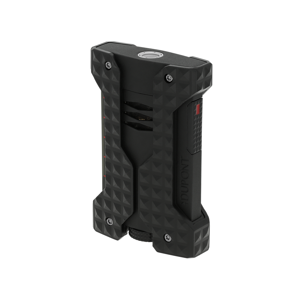 Dupont Windproof Brushed lighter - Black