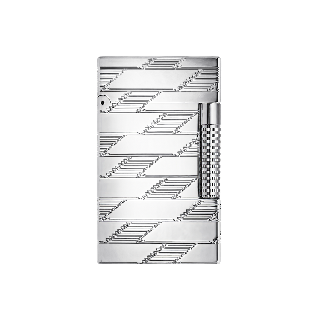 Dupont Le Grand Guilloche lighter - Silver